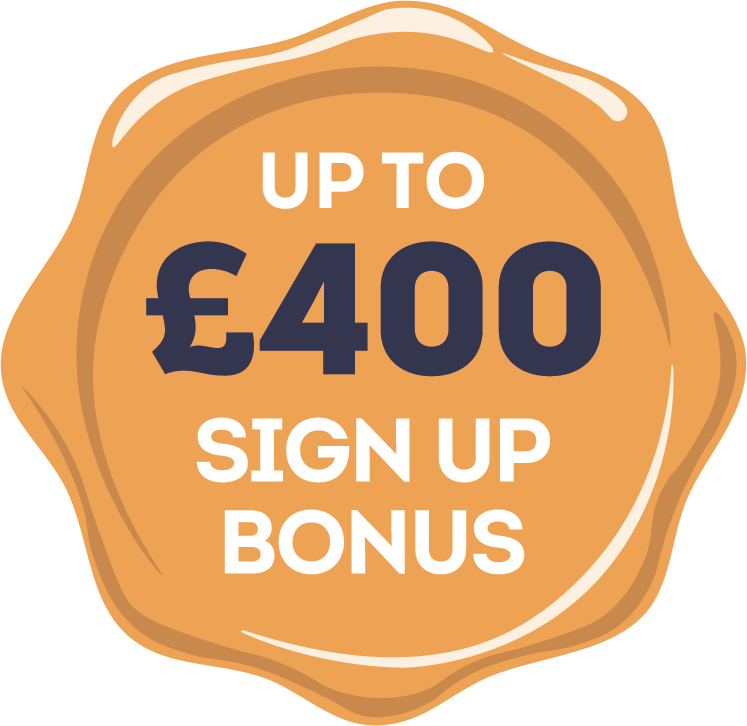 Up to £400 Bonus Back