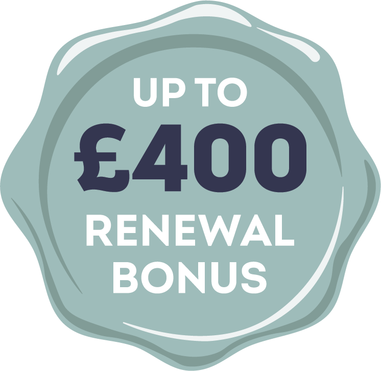 Up to £400 Bonus Back