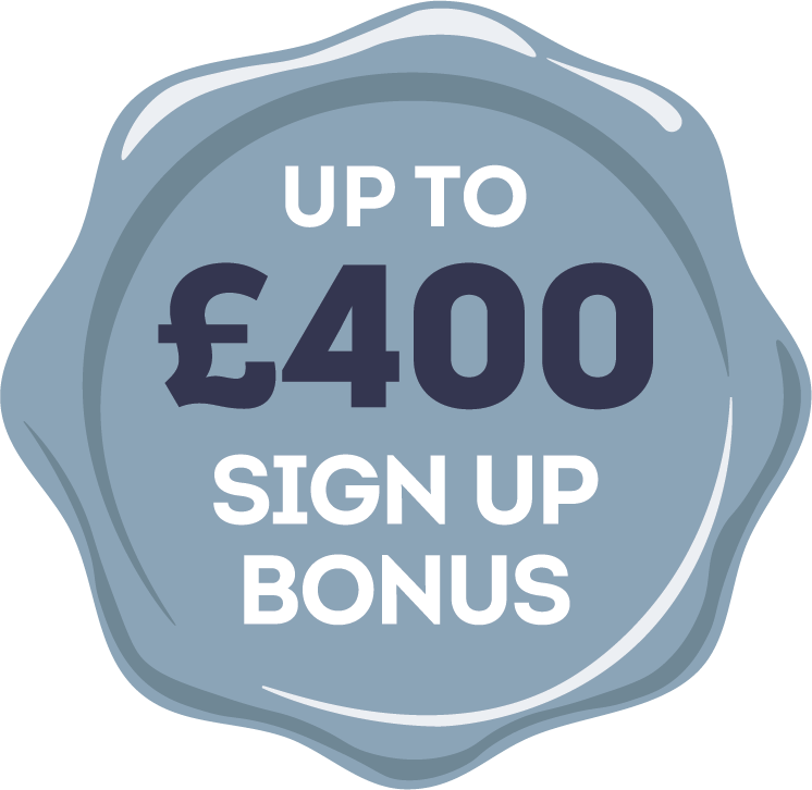Up to £400 Bonus Back